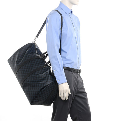 Louis Vuitton Damier Cobalt Keepall Bandouliere 55 2 of 6
