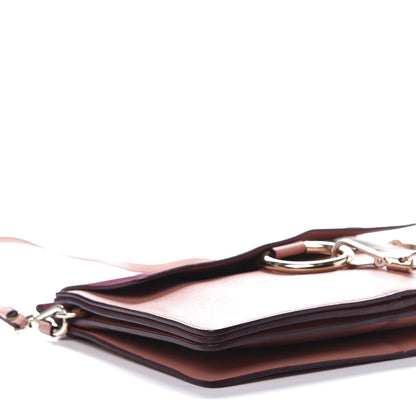 Chloe Calfskin Suede Medium Faye Shoulder Bag Misty Rose Dark Purple 6 of 12