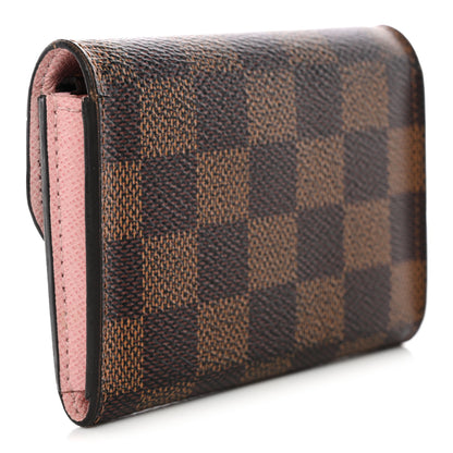 Louis Vuitton Damier Ebene Rosalie Coin Purse Rose Ballerine 3 of 9