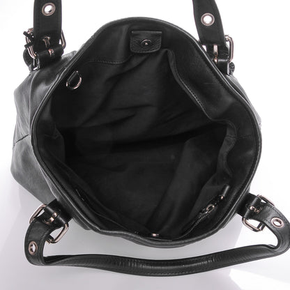 Miu Miu Vitello Lux Large Tote Nero Black 5 of 7