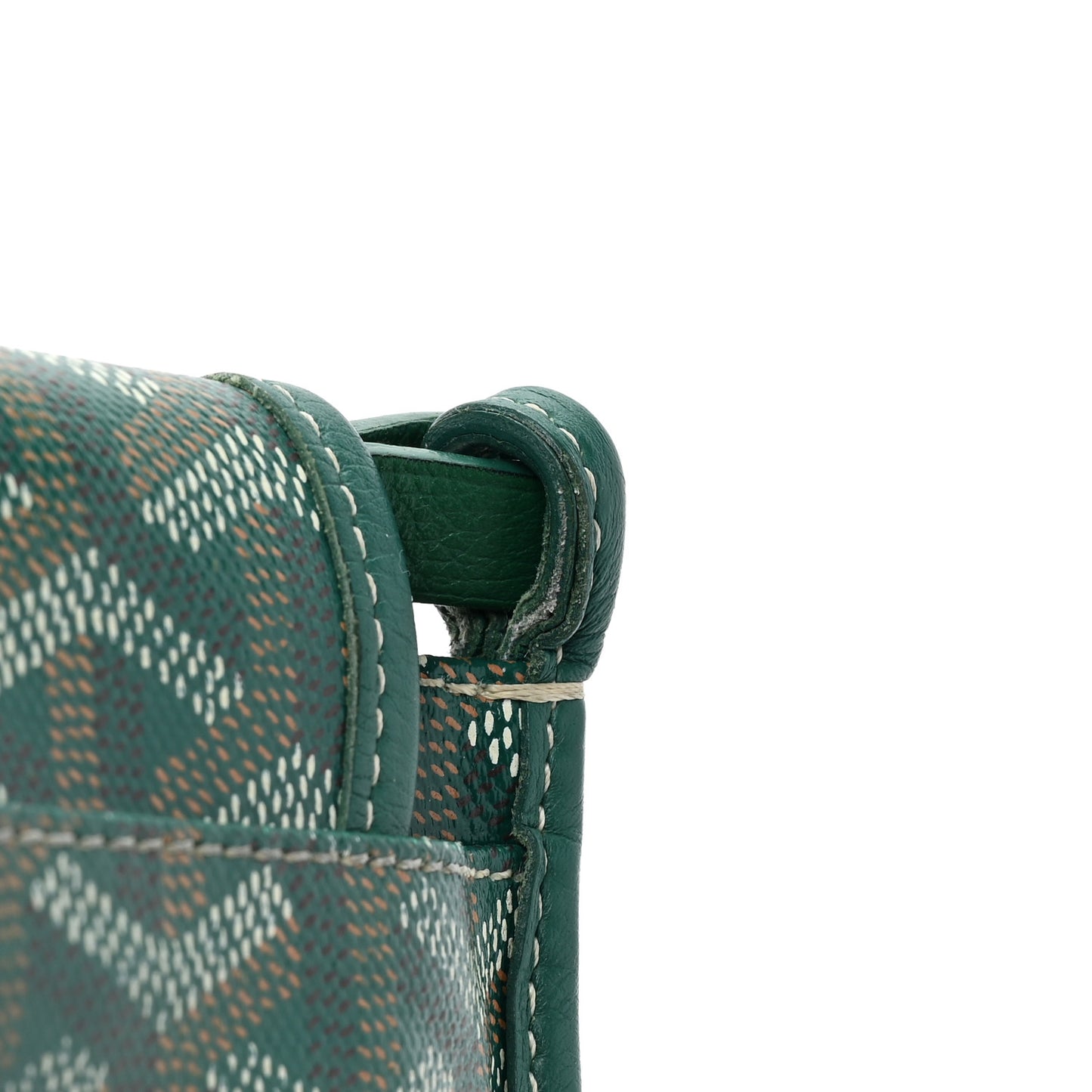 Goyardine Plumet Wallet Clutch Green