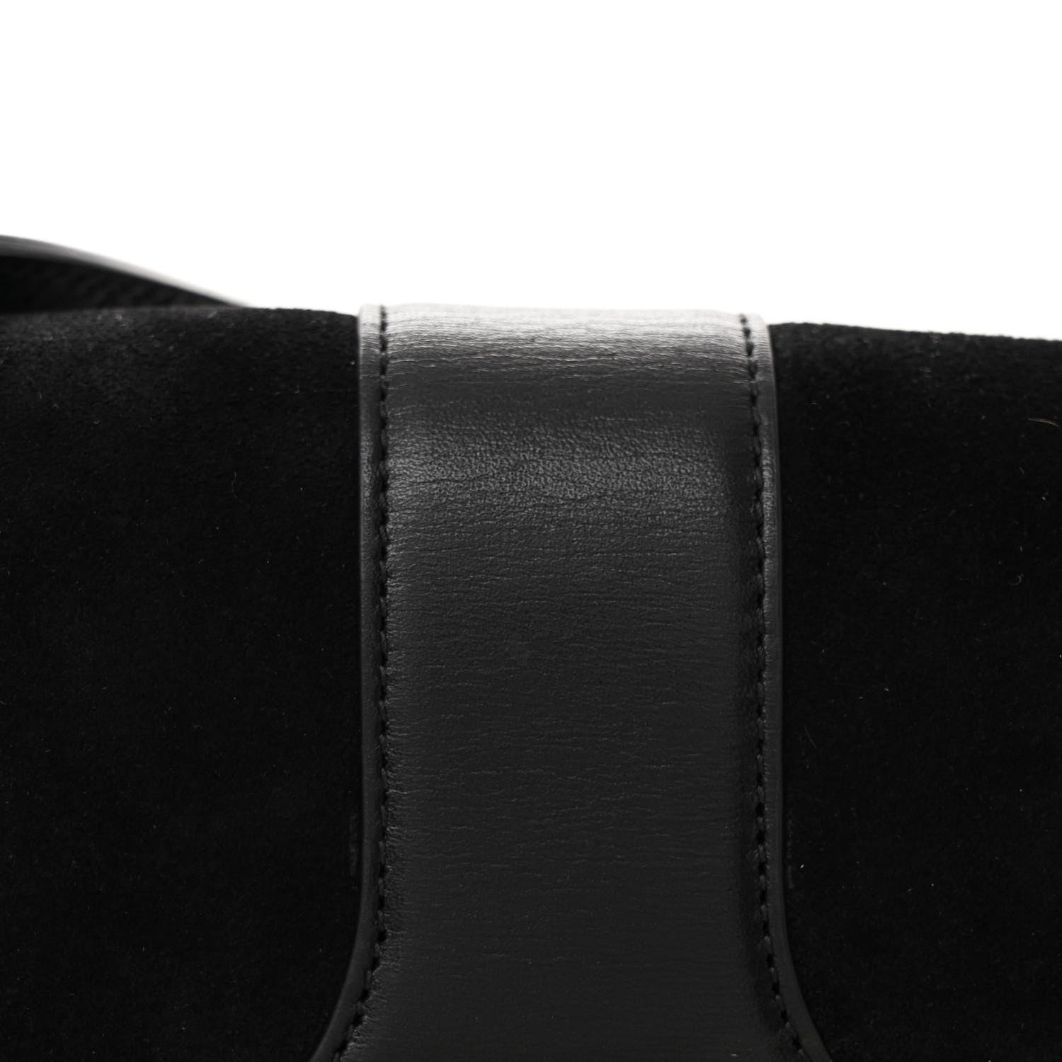 Gucci Suede Medium Arli Flap Shoulder Bag Black 9 of 12
