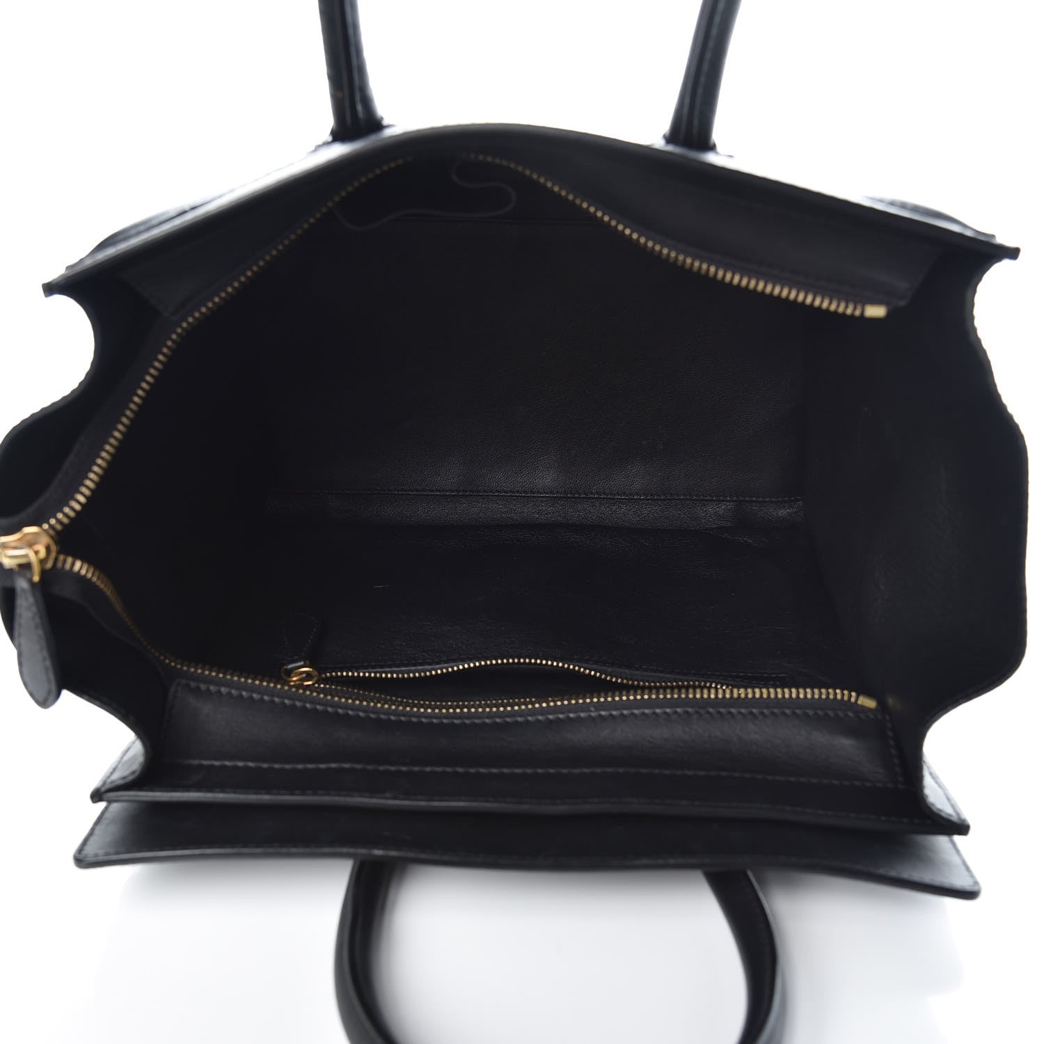 Celine Smooth Calfskin Mini Luggage Black 5 of 11