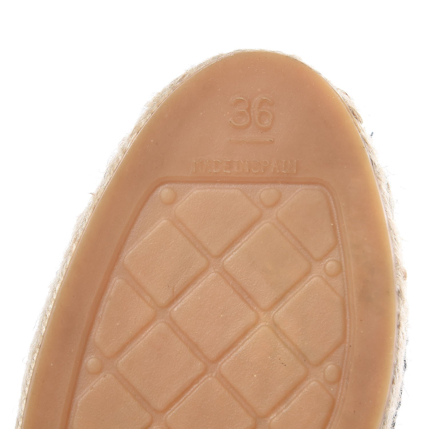 Chanel Fabric Biarritz CC Espadrilles 36 Black 7 of 12
