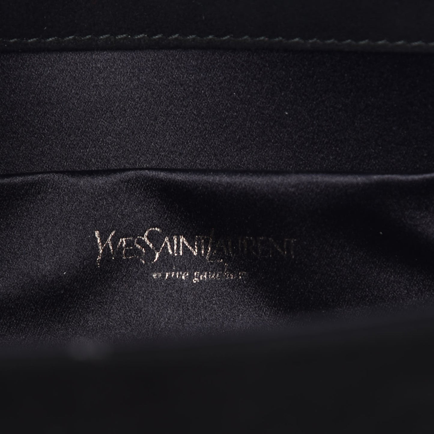 Suede Crystal Clutch Black