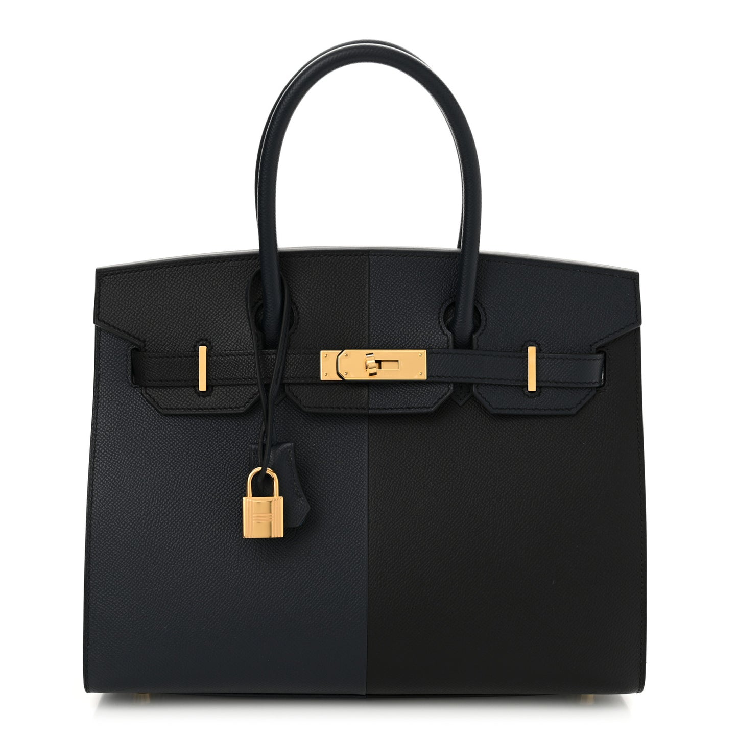 Epsom Casaque Birkin Sellier 30 Bleu Indigo Black Bleu Frida