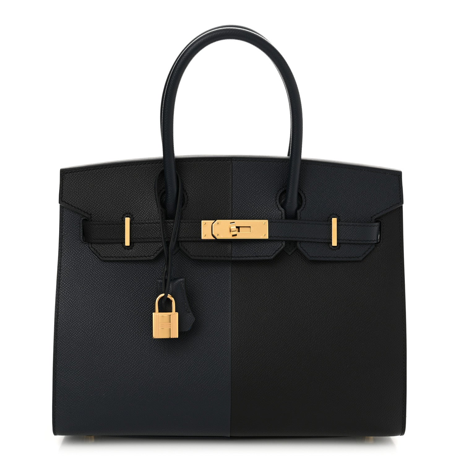 Hermes Epsom Casaque Birkin Sellier 30 Bleu Indigo Black Bleu Frida 1 of 11