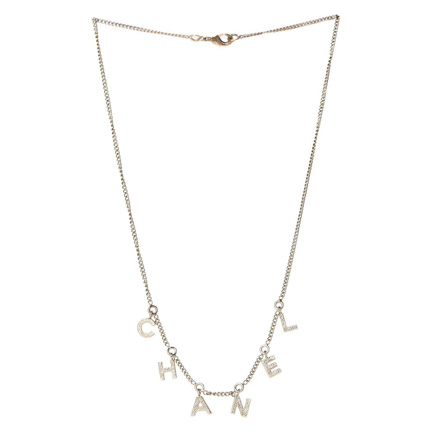 Logo Necklace Gold