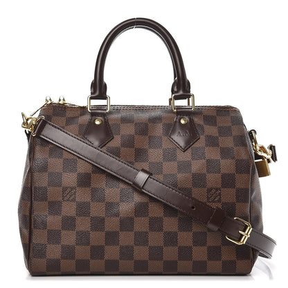 Louis Vuitton Damier Ebene Speedy Bandouliere 25 1 of 11