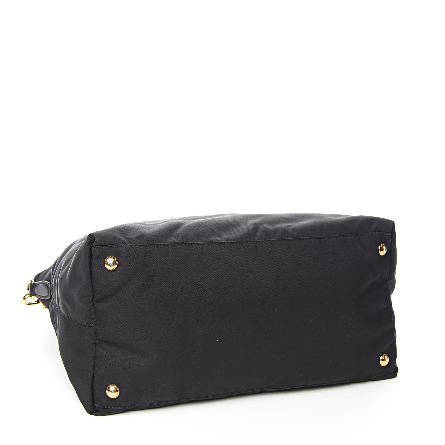 Tessuto Nylon Saffiano Tote Black
