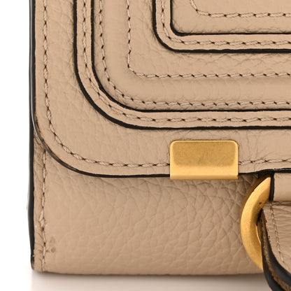 Chloe Grained Calfskin Marcie Square Wallet Root Beige 11 of 12