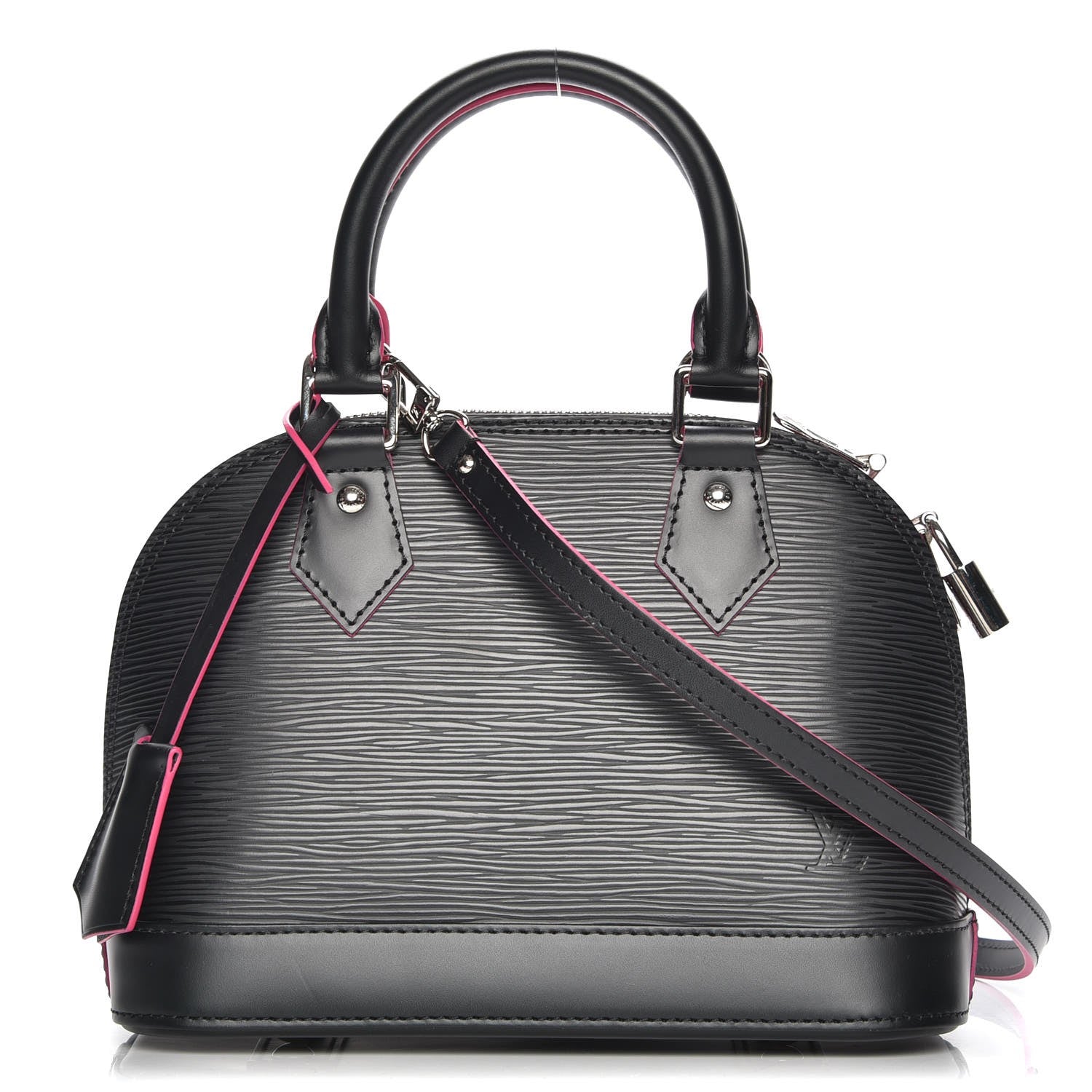 Louis Vuitton Epi Alma BB Black Hot Pink 1 of 7