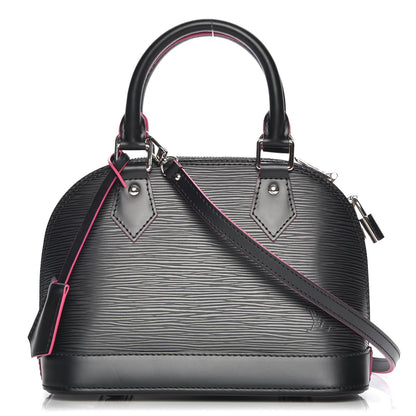 Louis Vuitton Epi Alma BB Black Hot Pink 1 of 7