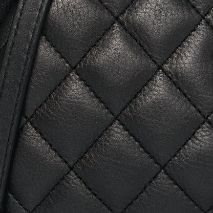 Chanel Calfskin Quilted Day Trips Camera Case Black 8 of 10
