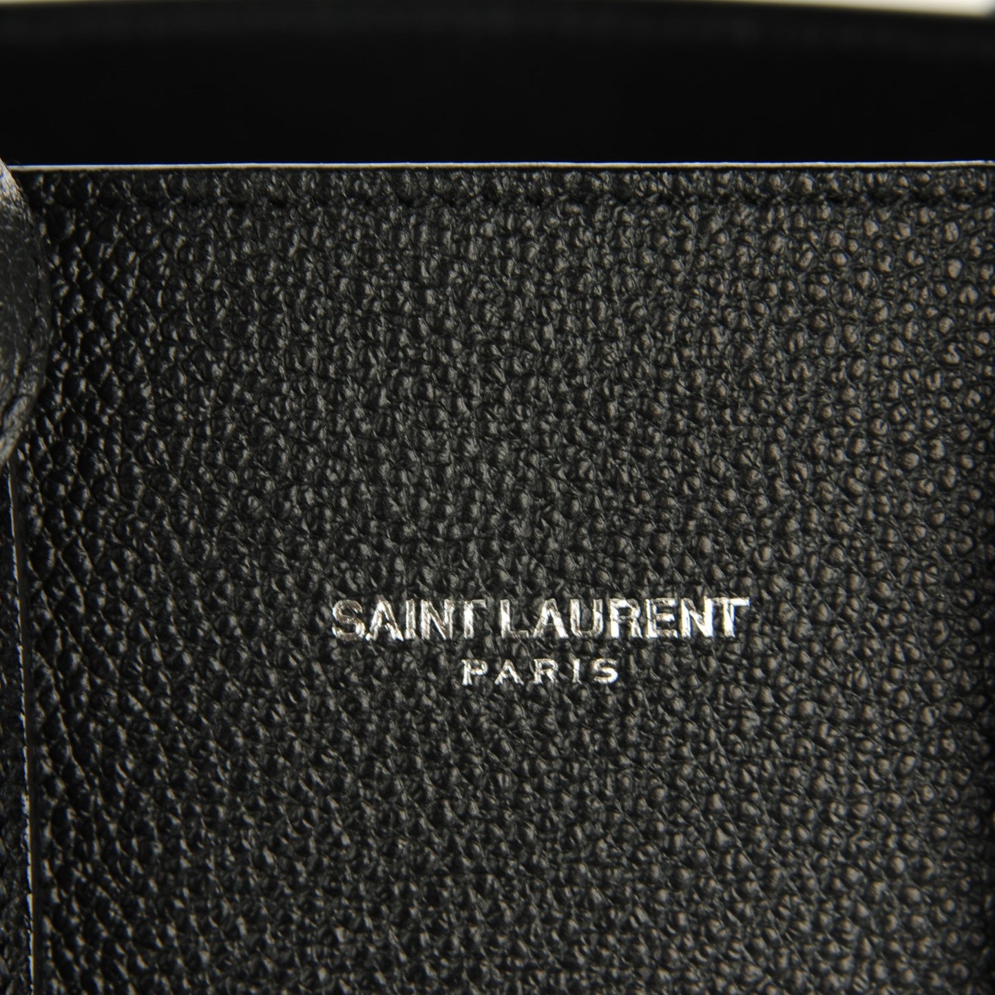 Grained Calfskin Nano Sac De Jour Black