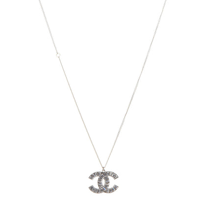 Chanel Baguette Crystal Large CC Necklace Gold 1 of 6