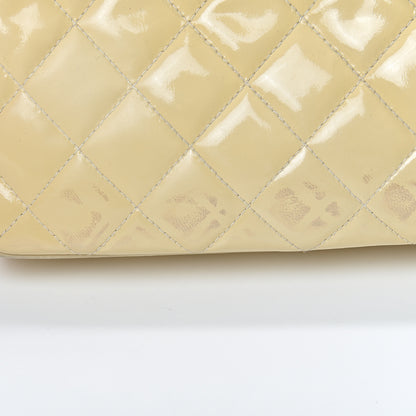 Chanel Patent Quilted Tassel Camera Case Beige 14 of 16
