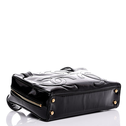 Chanel Patent CC Bowler Black 4 of 8