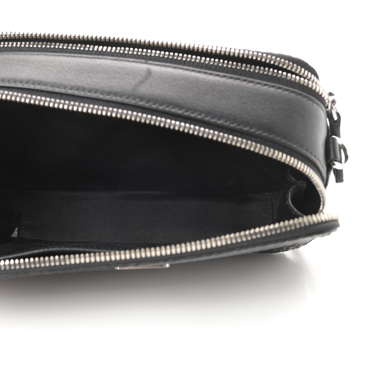 MCM Visetos Double Zip Camera Bag Black 6 of 11