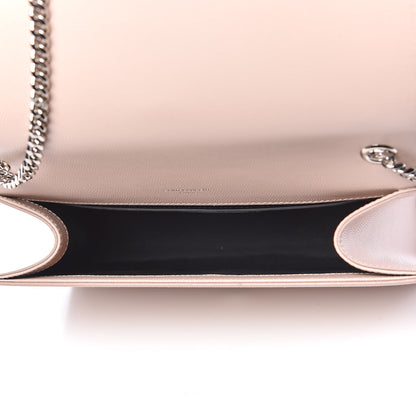 Saint Laurent Grain De Poudre Medium Classic Monogram Kate Satchel Marble Pink 5 of 11