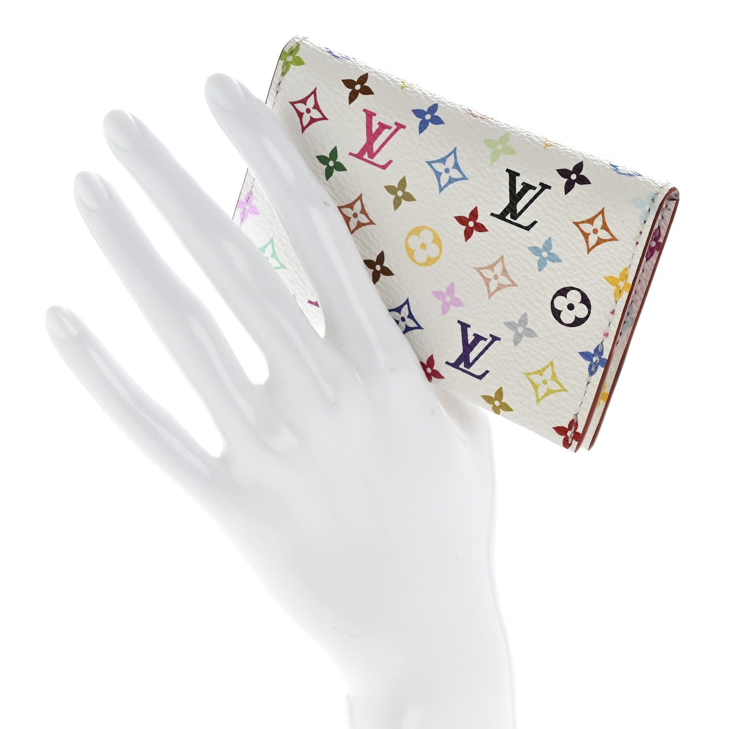 Louis Vuitton LV X TM Monogram Multicolor Slim Card Holder White 2 of 7