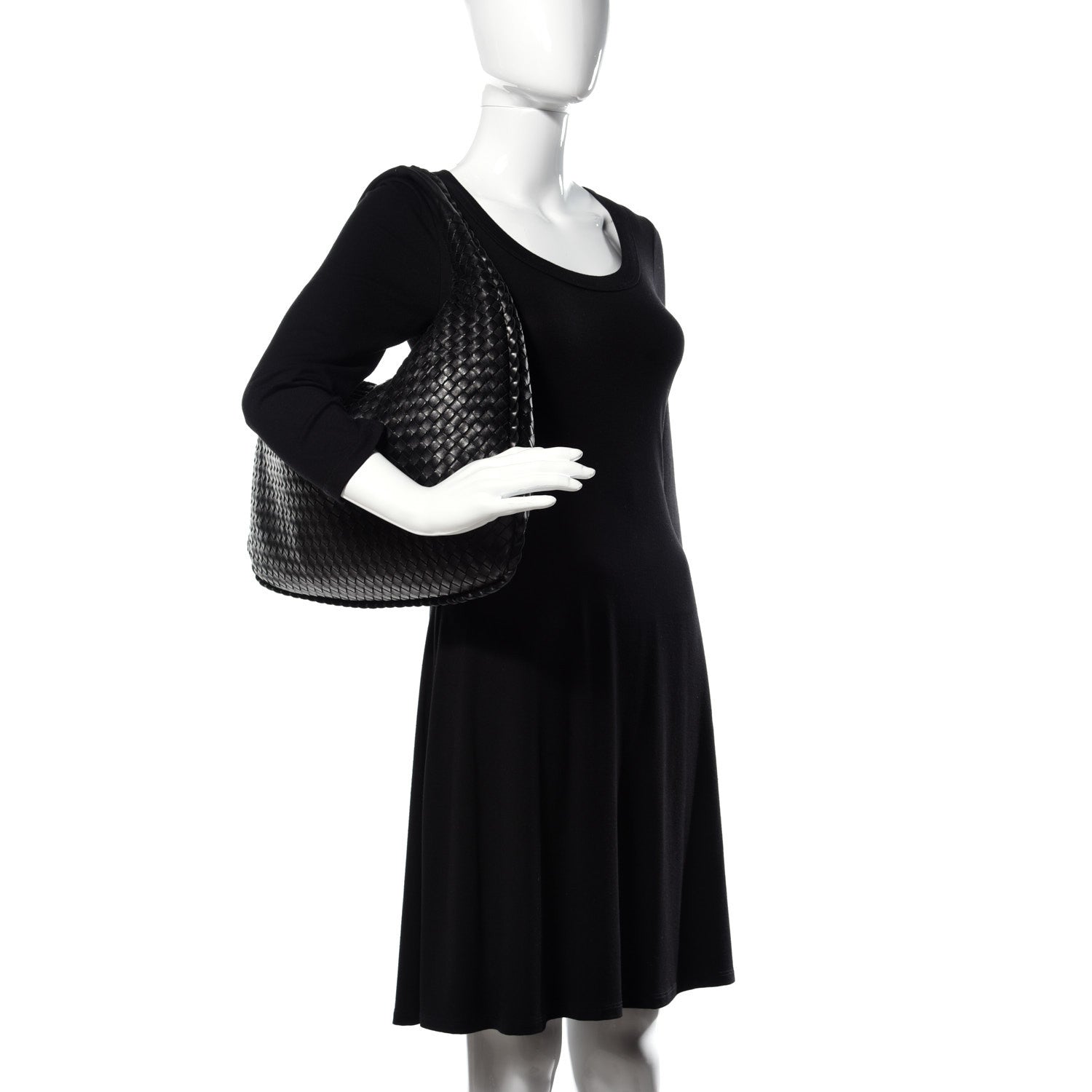 Bottega Veneta Nappa Intrecciato Large Veneta Hobo Black 3 of 8