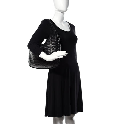 Bottega Veneta Nappa Intrecciato Large Veneta Hobo Black 3 of 8