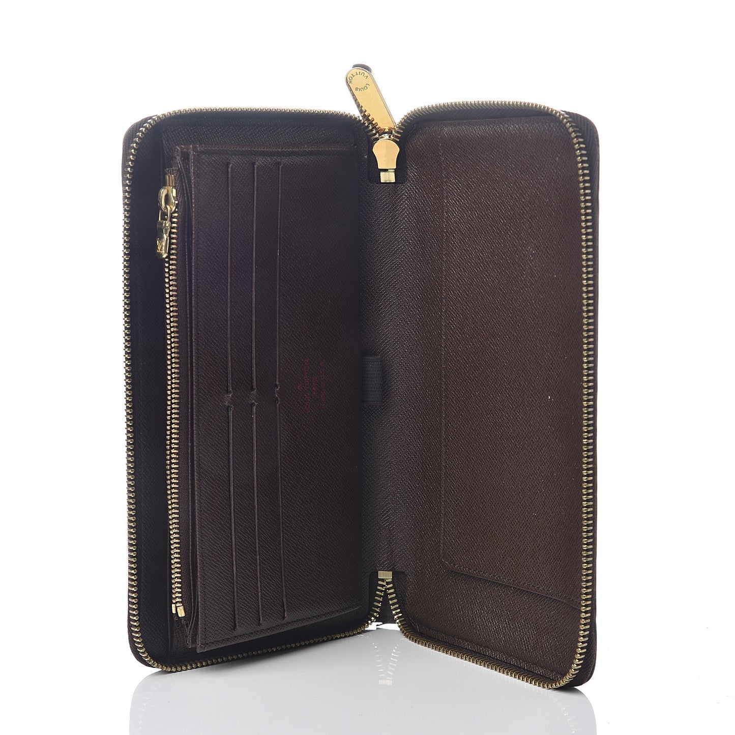 Damier Ebene Zippy Organizer Wallet