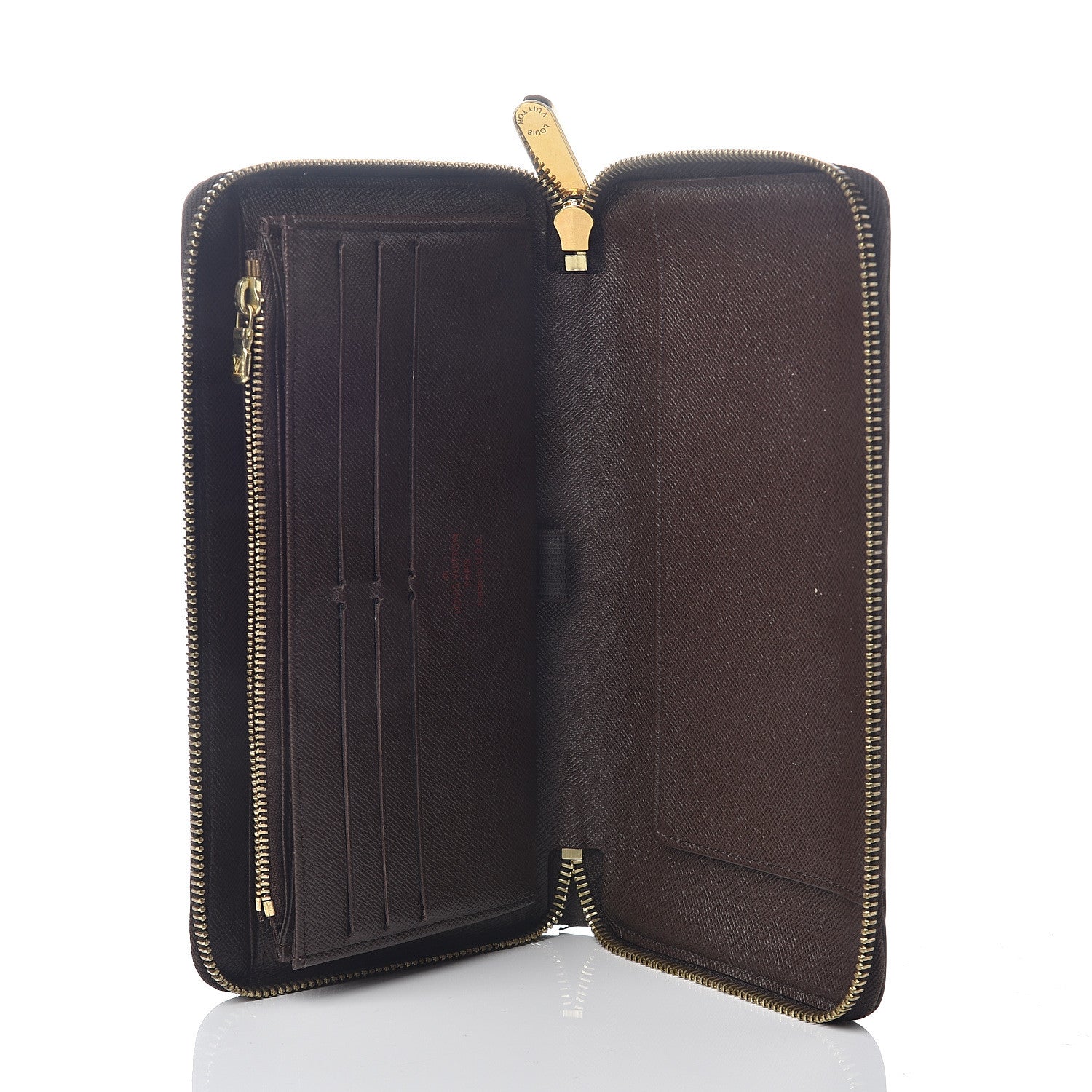 Louis Vuitton Damier Ebene Zippy Organizer Wallet 4 of 5