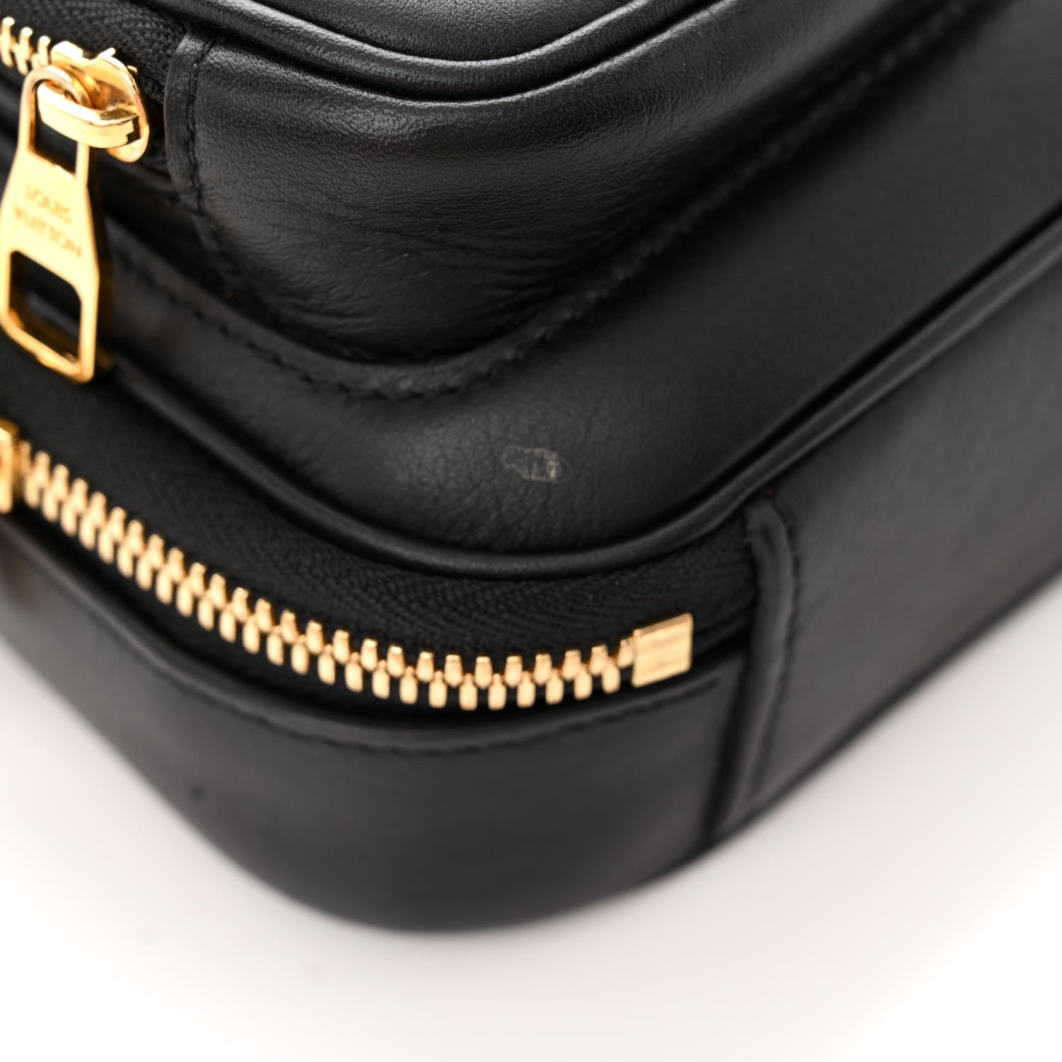 Louis Vuitton Calfskin Monogram Embossed Utility Crossbody Black 10 of 11
