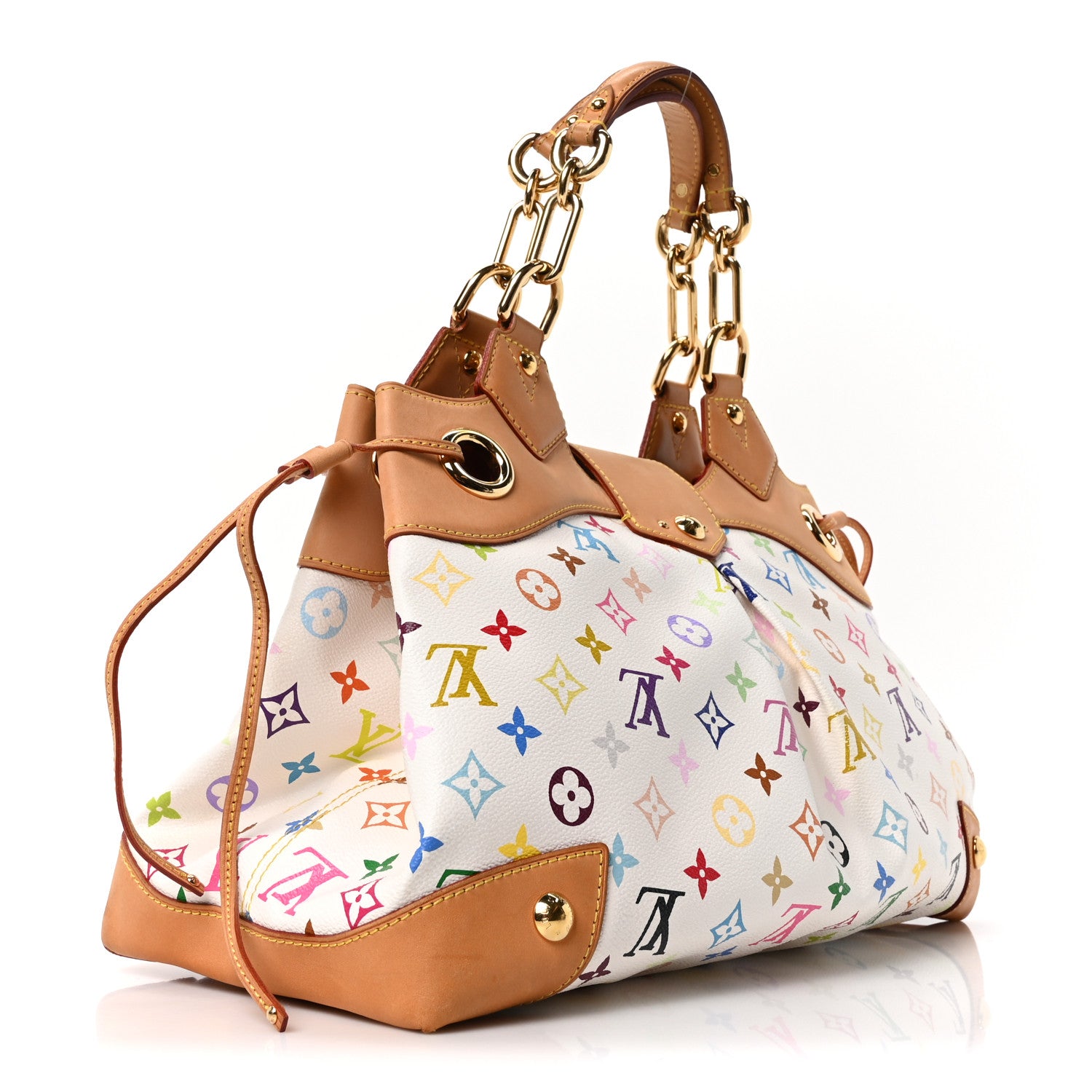 Louis Vuitton Monogram Multicolor Ursula White 3 of 9