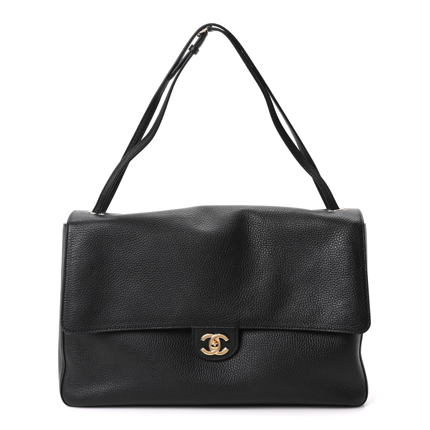 Chanel Grained Calfskin Souplissimo Maxi Flap Black 1 of 11