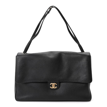 Chanel Grained Calfskin Souplissimo Maxi Flap Black 1 of 11