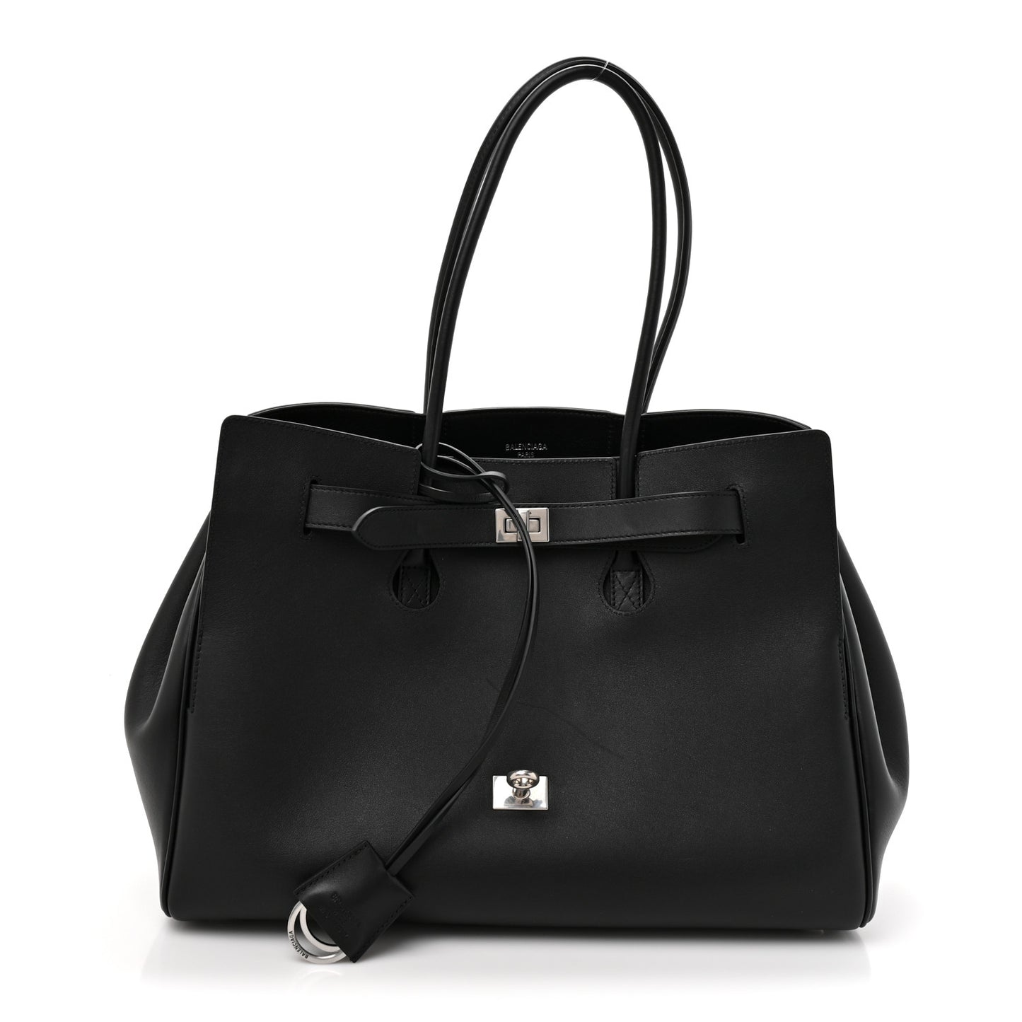 Smooth Calfskin Medium Bel Air Carry All Bag Black