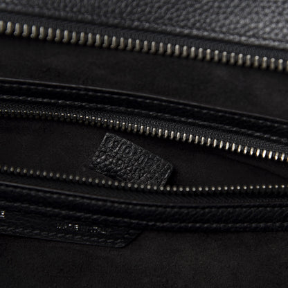 Celine Drummed Calfskin Mini Luggage Black 9 of 10