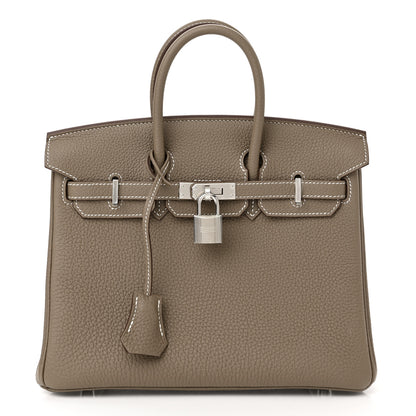 Hermes Togo Birkin 25 Etoupe 1 of 12