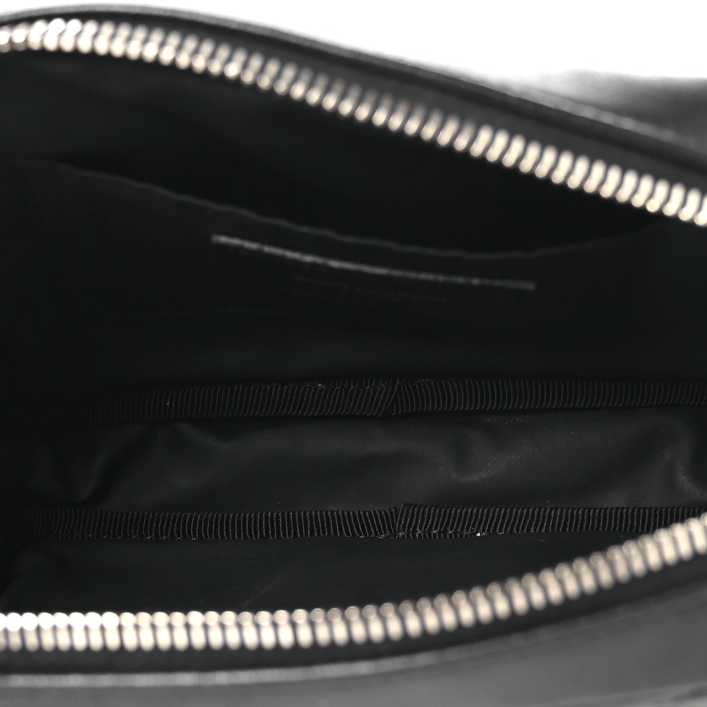 Lambskin Y Quilted Monogram Loulou Cosmetic Case Black