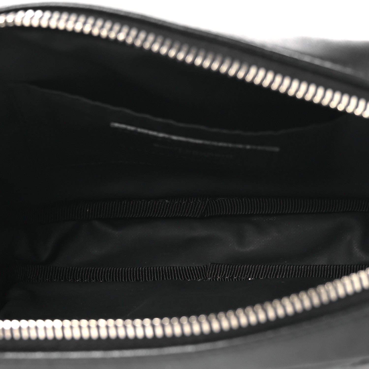 Saint Laurent Lambskin Y Quilted Monogram Loulou Cosmetic Case Black 5 of 10
