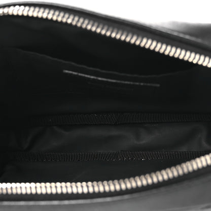 Saint Laurent Lambskin Y Quilted Monogram Loulou Cosmetic Case Black 5 of 10