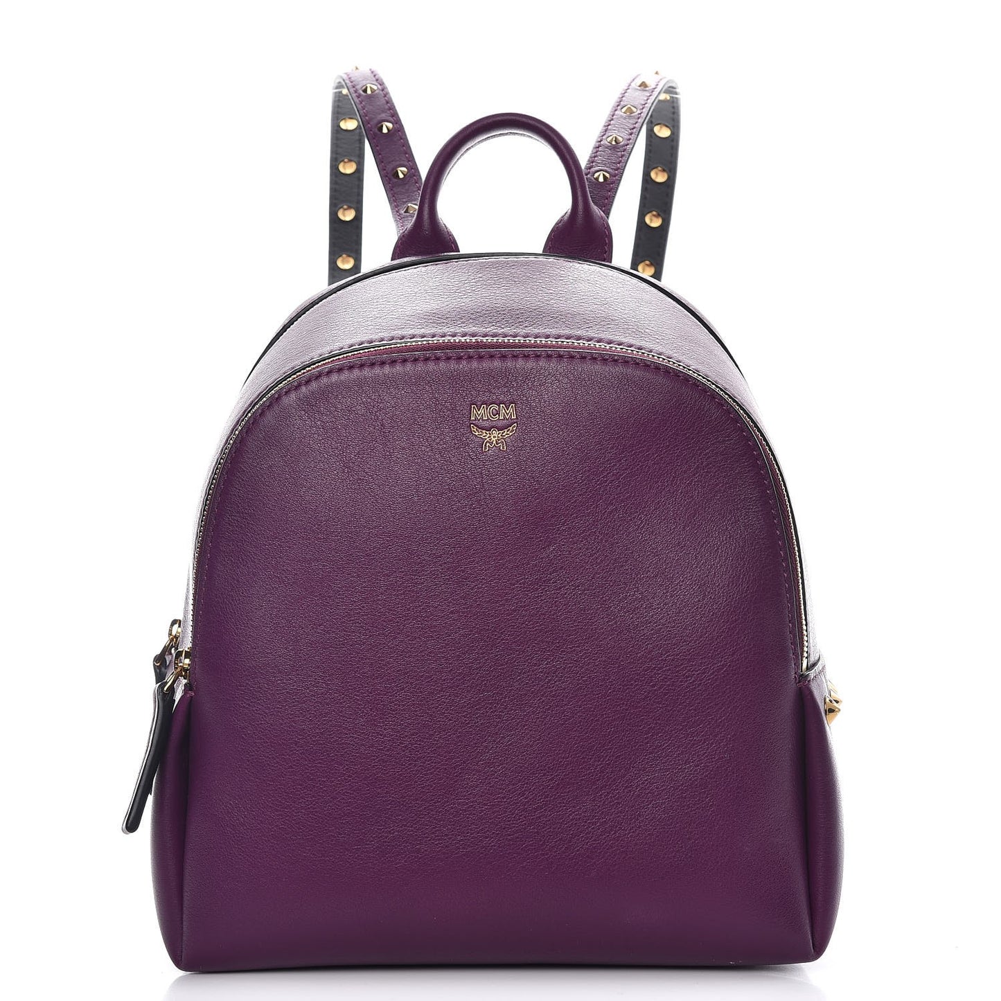 Calfskin Mini Duchess Polke Studs Backpack Mystic Purple