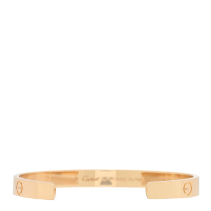 Cartier 18K Yellow Gold LOVE Cuff Bracelet 16 2 of 4
