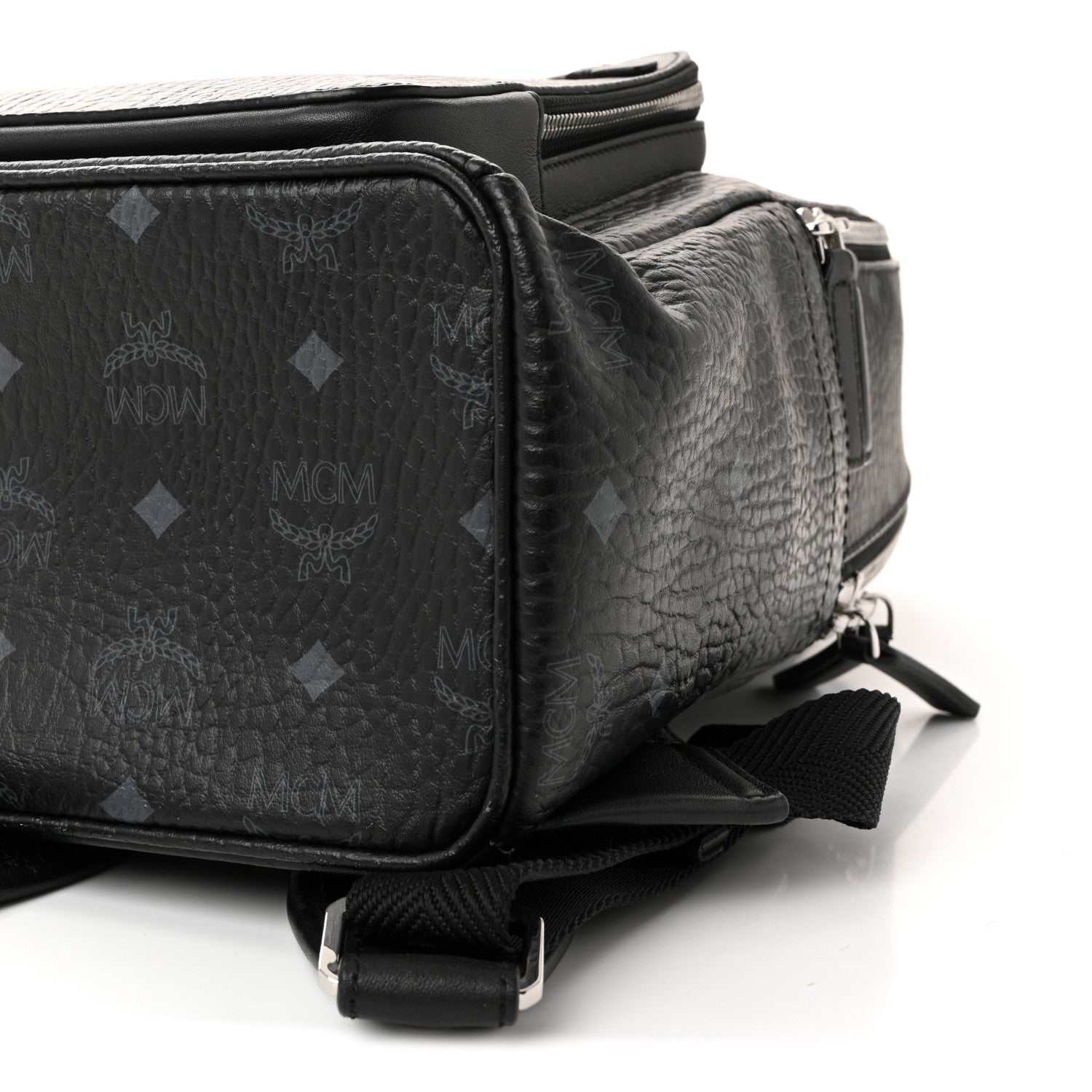 MCM Visetos Medium Stark Backpack Black 1799682 – FASHIONPHILE