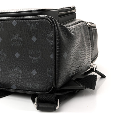 MCM Visetos Medium Stark Backpack Black 9 of 9
