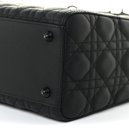 Christian Dior Ultra Matte Calfskin Cannage Large Lady Dior Black 10 of 21