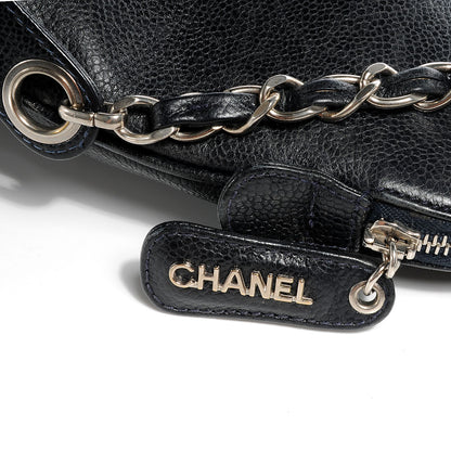 Chanel Caviar CC Shoulder Bag Navy Blue 8 of 8