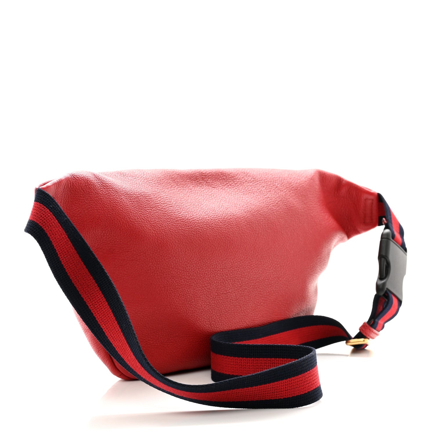 Gucci Grained Calfskin Logo Belt Bag Hibiscus Red 3 of 11