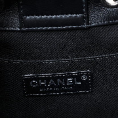 Chanel Caviar Quilted Small CC Bucket Bag Black 7 of 9