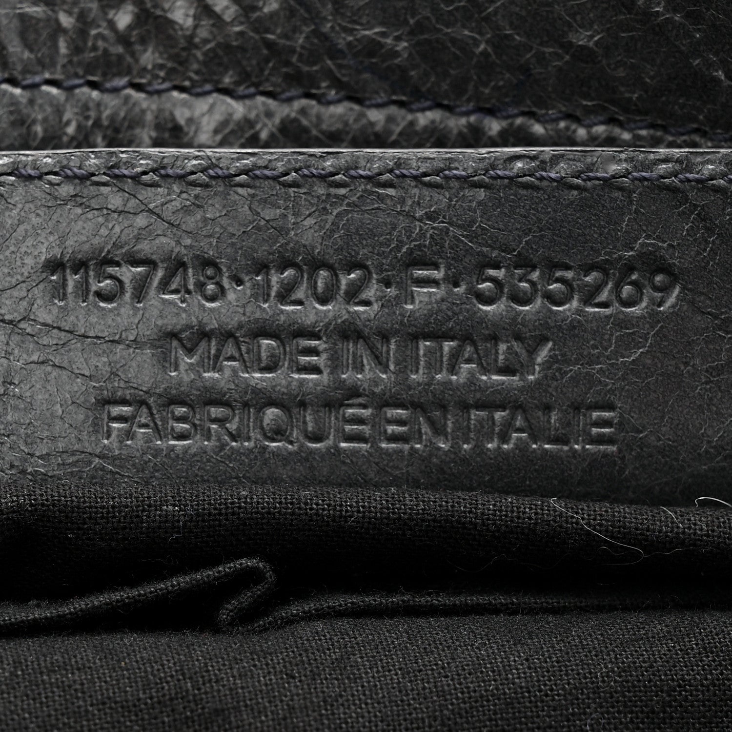 Balenciaga Agneau Classic Hardware City Anthracite 7 of 11
