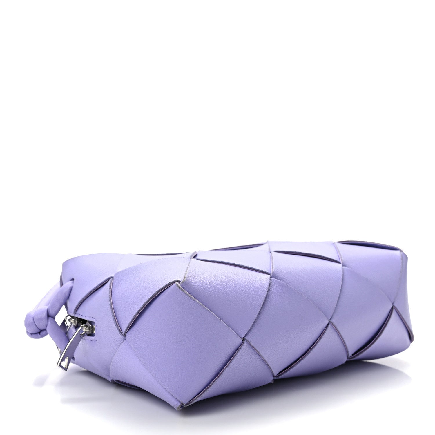 Bottega Veneta Lambskin Intreccio Small Cassette Camera Bag Wisteria 4 of 11