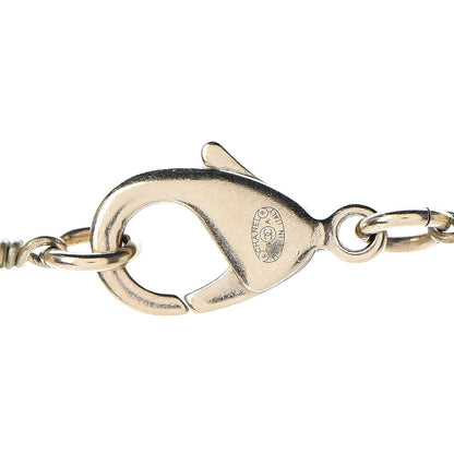 Chanel Graduated Pearl Crystal CC Long Necklace Gold 5 of 5